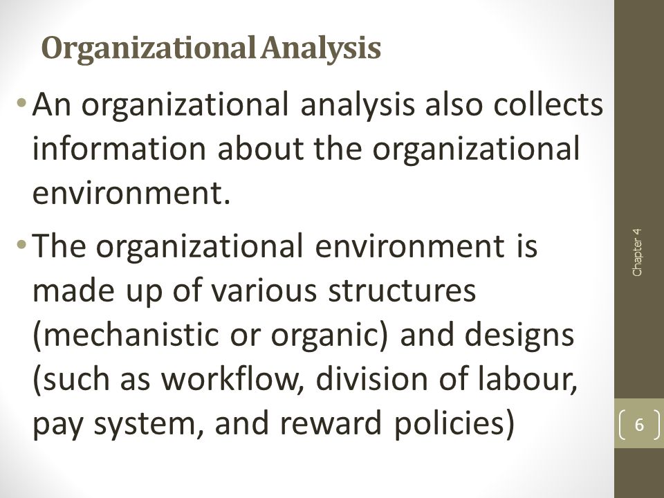Mechanistic Organizational Structure